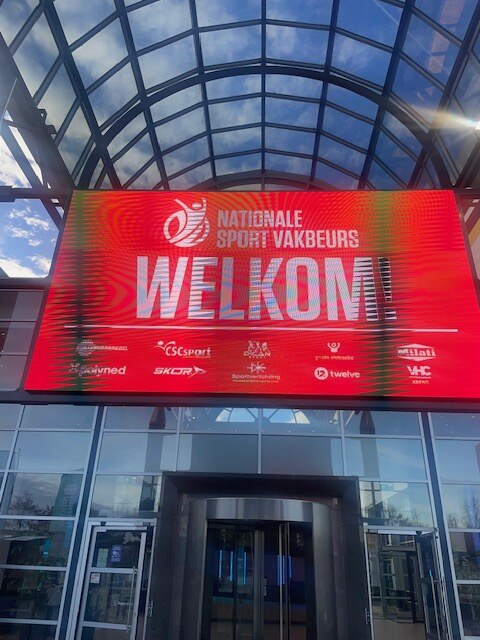 We staan op de Nationale Sport Vakbeurs in Gorinchem