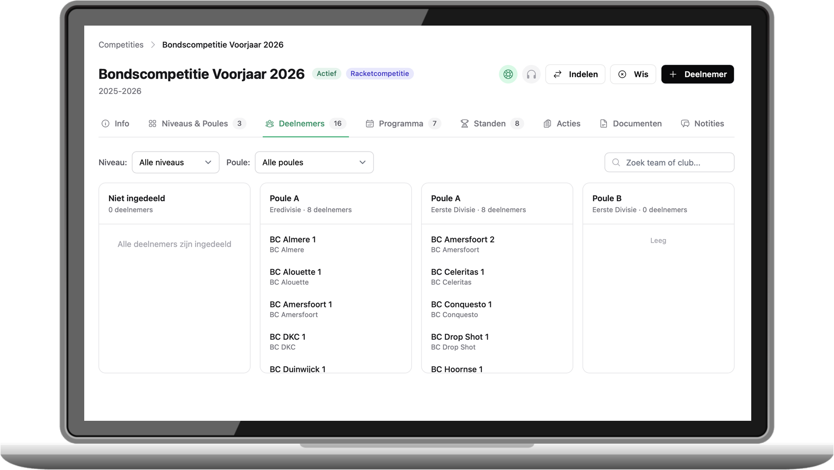 Clubwize Bond Dashboard